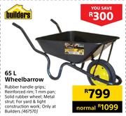 Builders 65L Wheelbarrow