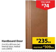 Hardboard Door-2m (h) x 813mm (w)