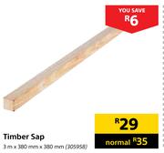 Timber Sap-3m x 380mm x 380mm