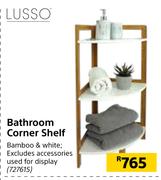 Lusso Bathroom Corner Shelf