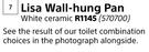 Solo Lisa Wall-Hung Pan (White, Ceramic)