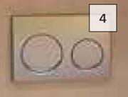 Round Flush Plate (Chrome Plated)-Each