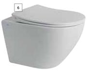 Solo Bali Wall-Hung Pan (White, Ceramic)
