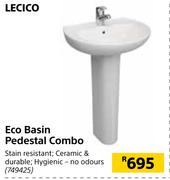 Lecico Eco Basin Pedestal Combo