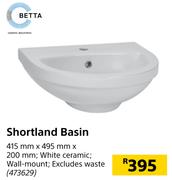 Betta Shortland Basin-415mm x 495mm x 200mm