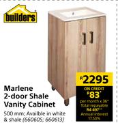 Builders Marlene 2 Door Shale Vanity Cabinet 500mm