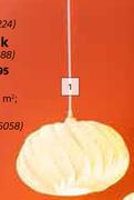 Plastic Ellipse Pendant White