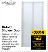 Aqua Dior Bi-Fold Shower Door-900mm x 1.85m