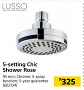 Lusso 5 Setting Chic Shower Rose