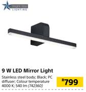 Bright Star Lighting 9W LED Mirror Light
