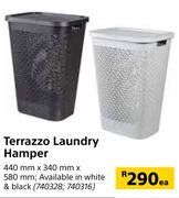 Terrazzo Laundry Hamper-440mm x 340mm x 580mm Each