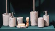 Lusso Cement Look Bathroom Accessories Tumbler