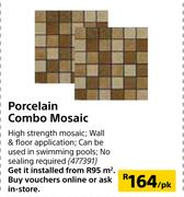 Porcelain Combo Mosaic-Per Pack