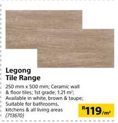 Legong Tile Range-250mm x 500mm Per Sqm
