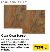 Johnson Tiles Qwa Qwa Sunset-400mm x 400mm Per Sqm