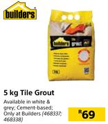 Builders 5Kg Tile Grout
