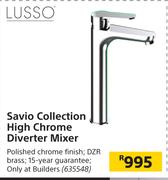 Lusso Savio Collection High Chrome Diverter Mixer