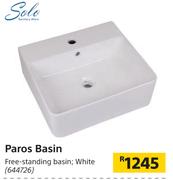 Solo Paros Basin