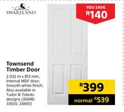Swartland Townsend Timber Door-2032m x 813mm