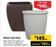 Nikie/Toti Pots-Each