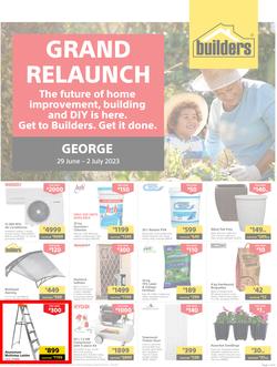 Builders : Grand Relaunch George (29 June - 02 July 2023), page 1