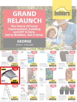 Builders : Grand Relaunch George (29 June - 02 July 2023), page 1