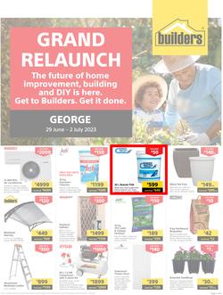 Builders : Grand Relaunch George (29 June - 02 July 2023), page 1