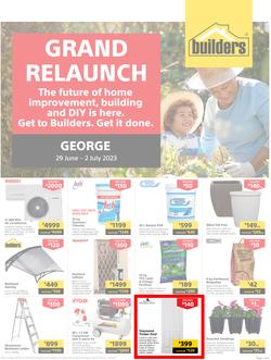 Builders : Grand Relaunch George (29 June - 02 July 2023), page 1