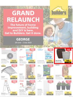 Builders : Grand Relaunch George (29 June - 02 July 2023), page 1