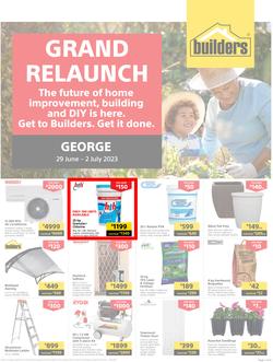 Builders : Grand Relaunch George (29 June - 02 July 2023), page 1