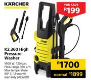 Karcher K2.360 High Pressure Washer