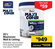 Dulux Maxicover Wall & Ceiling-20L