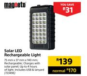 Magneto Solar LED Rechargeable Light