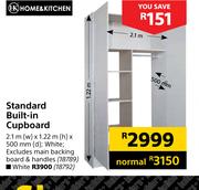 Home & Kitchen Standard Built In Cupboard White