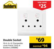 Builders Double Socket