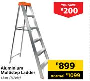 Aluminium Multistep Ladder 1.8m
