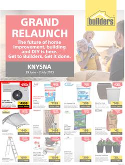 Builders : Grand Relaunch Knysna (29 June - 02 July 2023), page 1