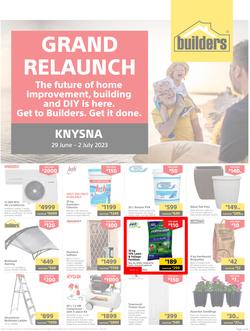 Builders : Grand Relaunch Knysna (29 June - 02 July 2023), page 1