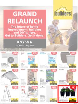 Builders : Grand Relaunch Knysna (29 June - 02 July 2023), page 1