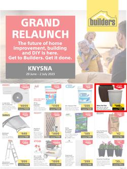 Builders : Grand Relaunch Knysna (29 June - 02 July 2023), page 1