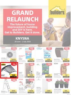 Builders : Grand Relaunch Knysna (29 June - 02 July 2023), page 1
