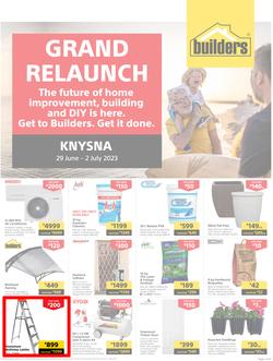 Builders : Grand Relaunch Knysna (29 June - 02 July 2023), page 1