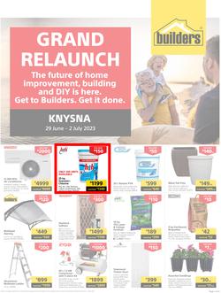 Builders : Grand Relaunch Knysna (29 June - 02 July 2023), page 1
