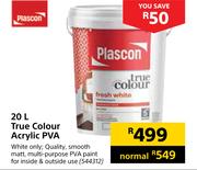 Plascon True Colour Acrylic PVA-20L