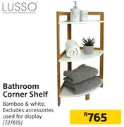 Lusso Bathroom Corner Shelf 727615