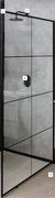 Aquador 8-Panel Shower Screen 1.2 m x 1.2 m; (Black) 725584