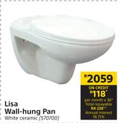 Lisa Wall-Hung Pan 570700