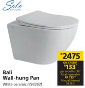 Solo Bali Wall-Hung Pan 734262