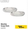 Lusso Marble Soap Dish-Each