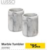 Lusso Marble Tumbler-Each